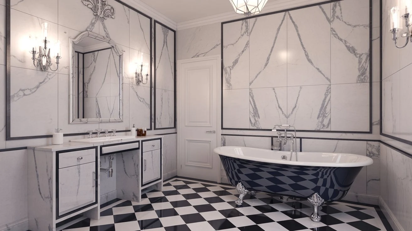 Vintage Charm Bathroom