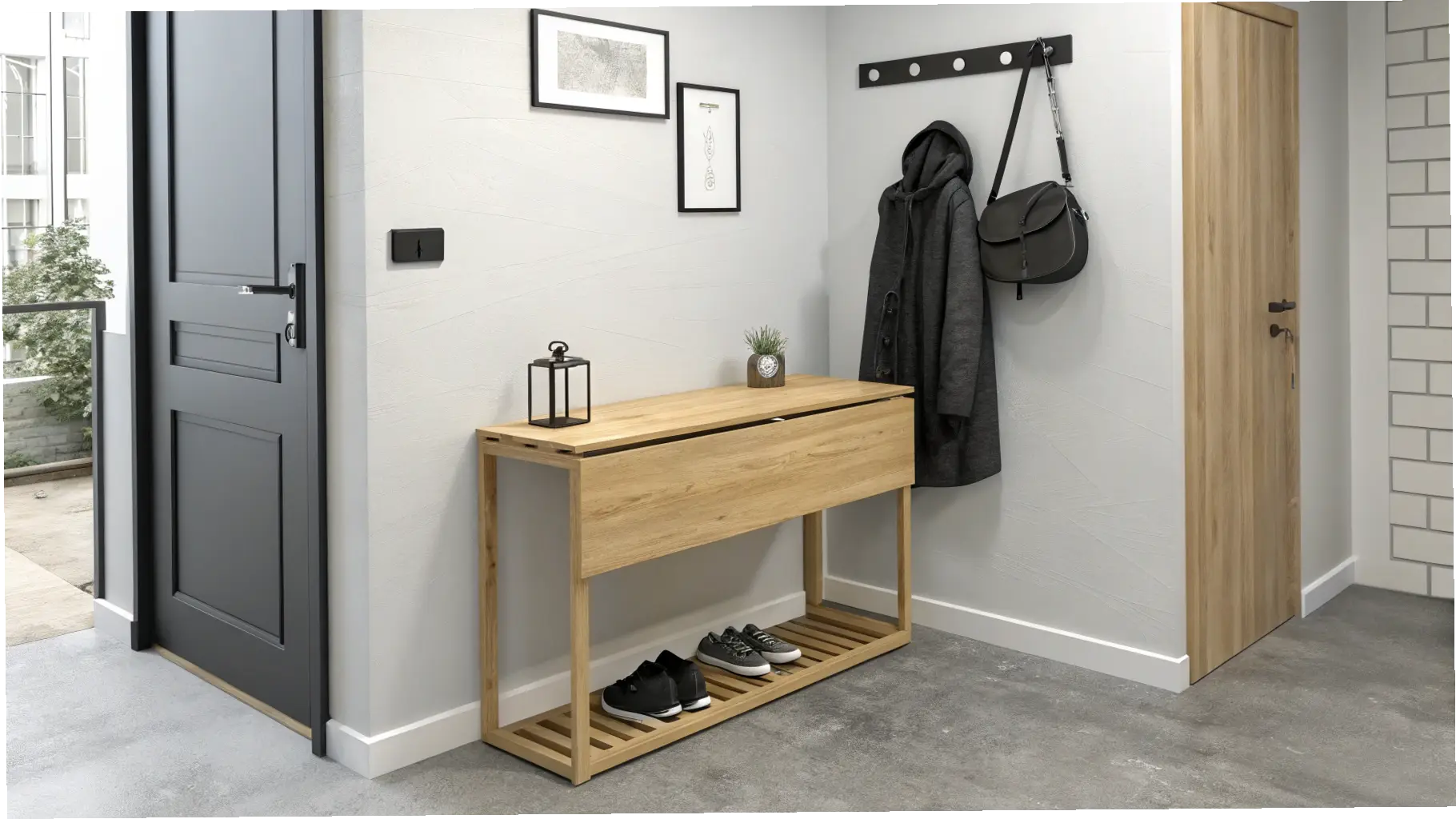 Warm and Inviting Console Setup