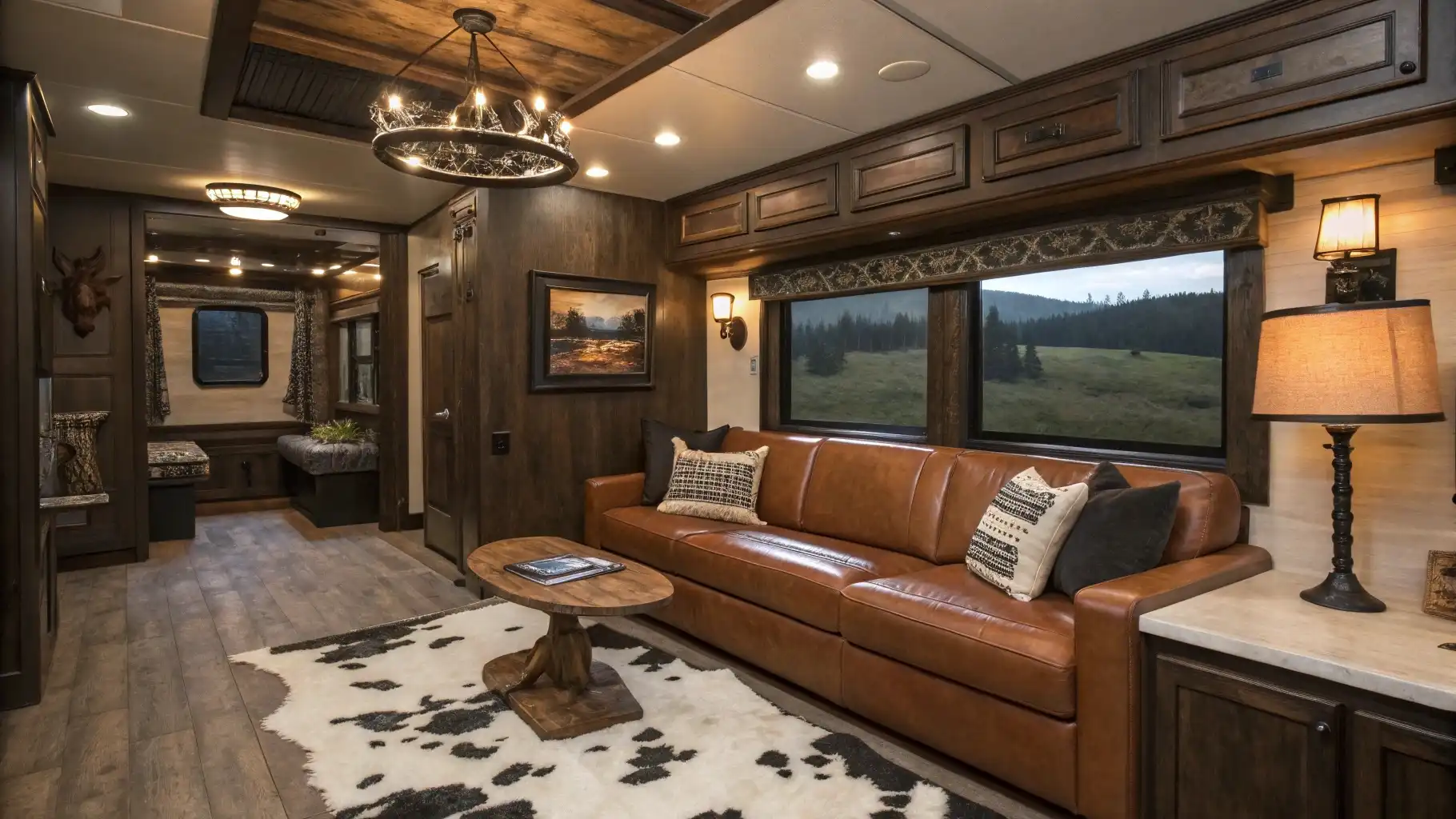 Western Lodge Interior Makeover