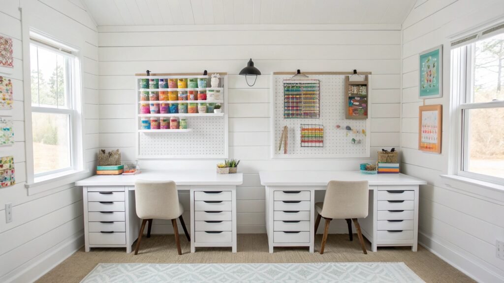 19 Spirited Creative Craft Room Ideas for Kids