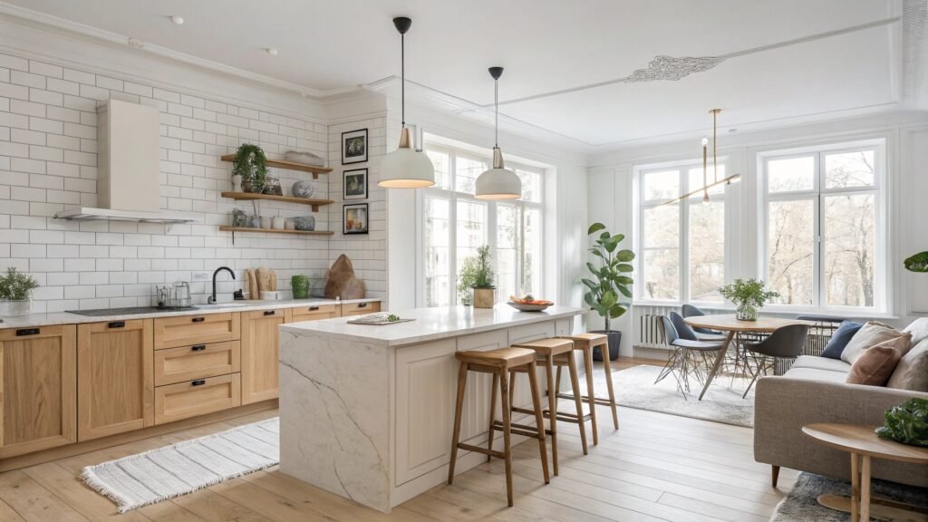 19 Striking Inspiring Open Plan Kitchen Ideas