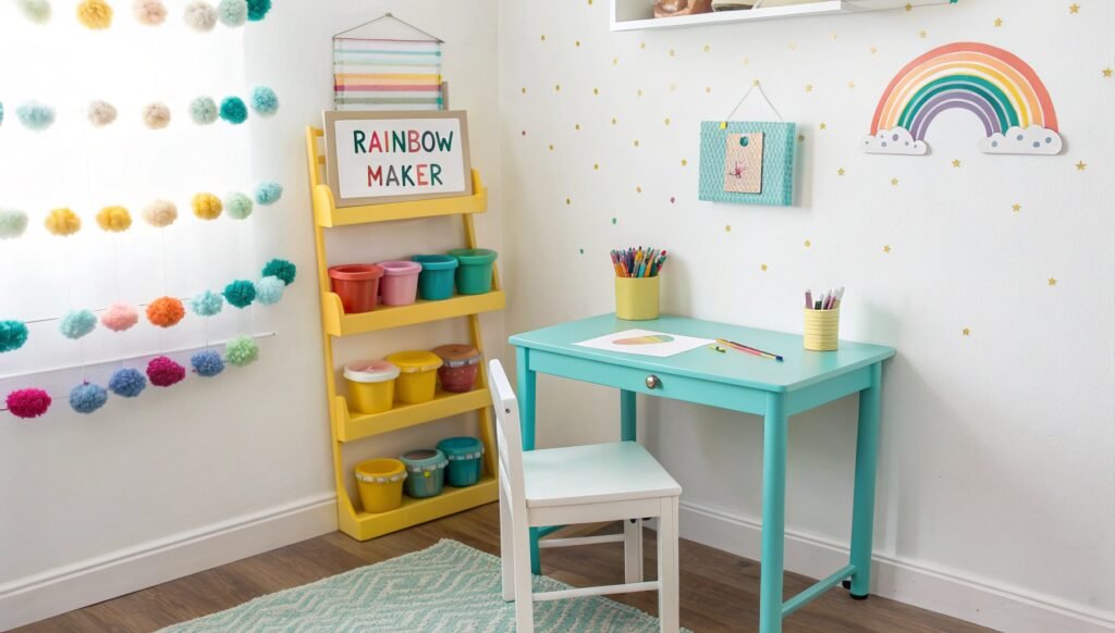 19 Spirited Creative Craft Room Ideas for Kids