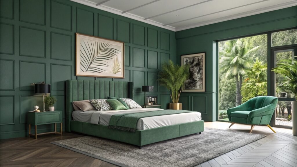 Drenched in Drama: How Bold Colour Transformed My Bedroom from Bare to Brilliant