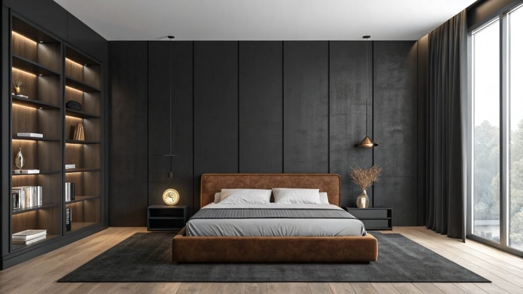 How to Style a Cozy Space with Black and Brown Bedroom Ideas