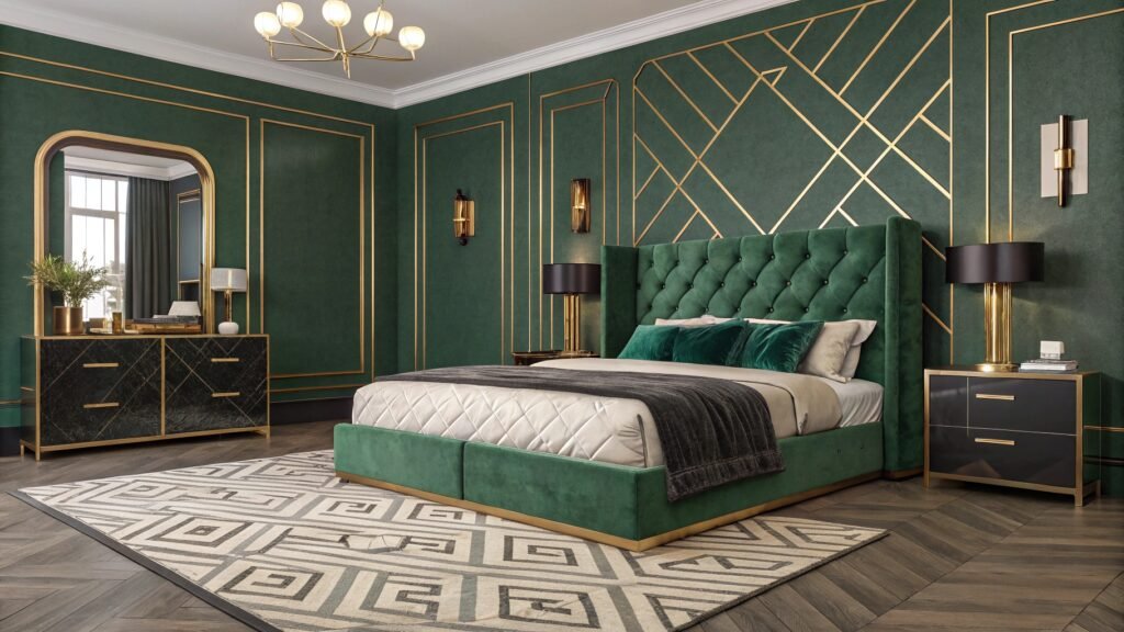 Drenched in Drama: How Bold Colour Transformed My Bedroom from Bare to Brilliant