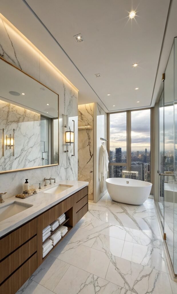 19 Polished Modern Ensuite Bathroom Ideas with Elevated Style
