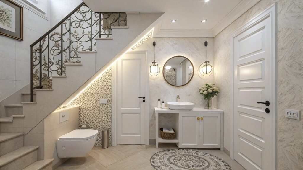 How to Make the Most of Your Space with Small Bathroom Under Stairs Ideas