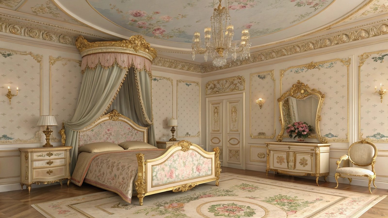 21 Rococo Bedroom Ideas