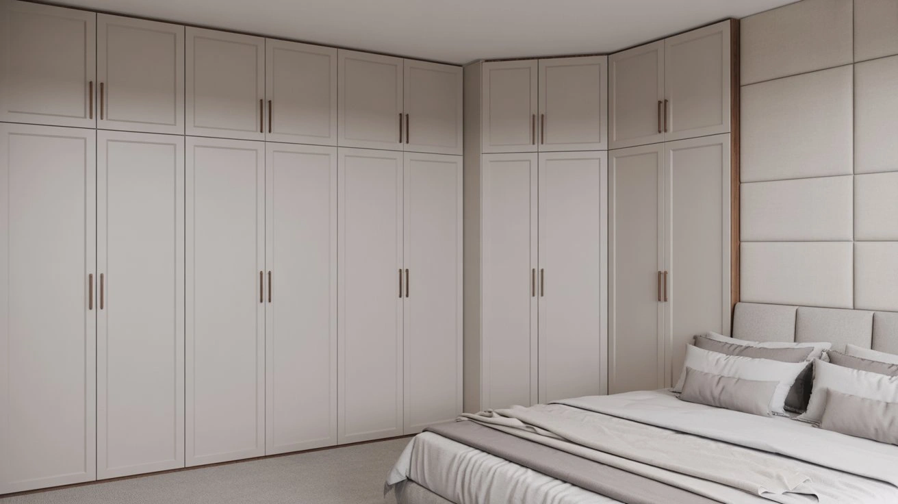 Sleek Corner Storage Wardrobe