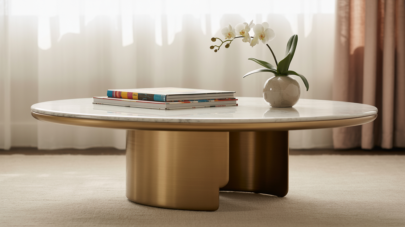 19 Rounded Coffee Table Ideas That Break Up Sharp Angles