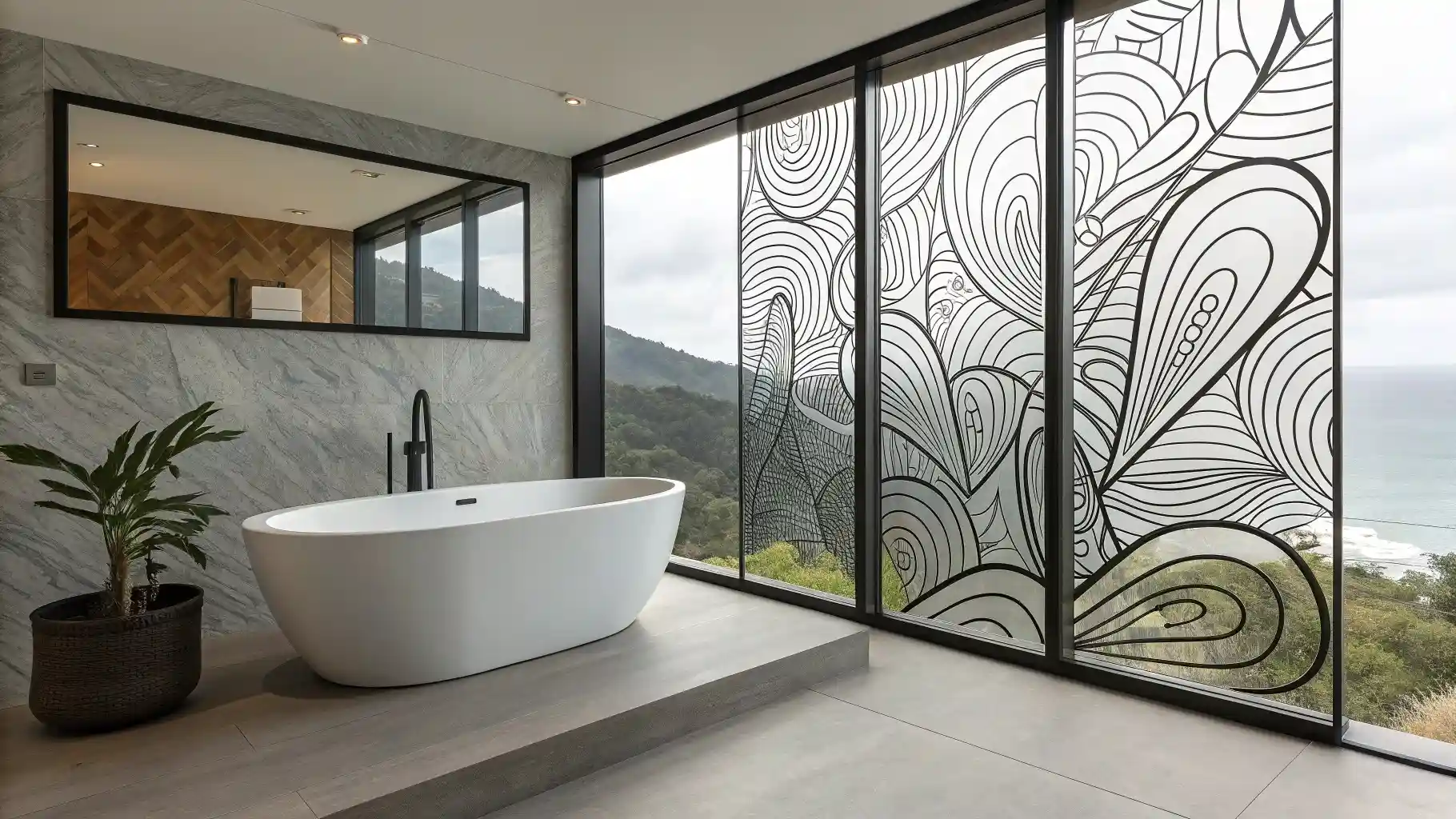 Artistic Organic Pattern Film