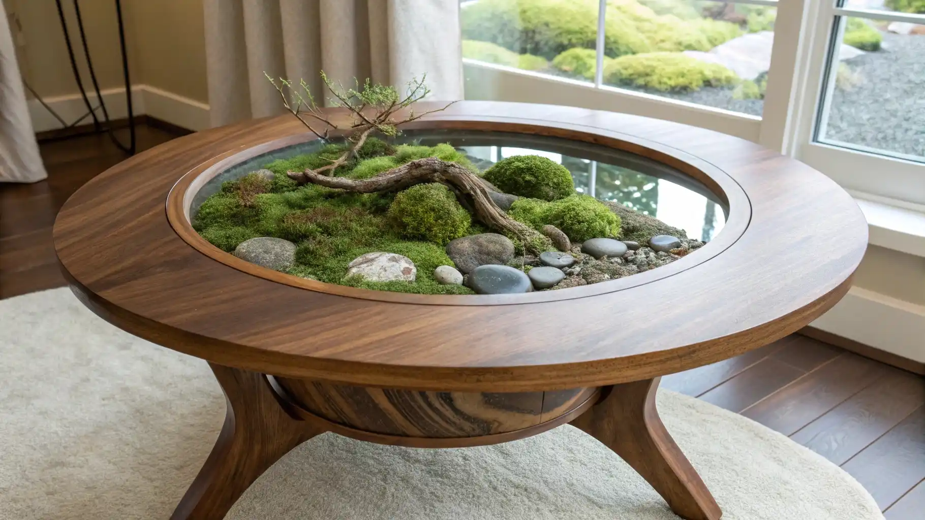 Biophilic Terrarium Table