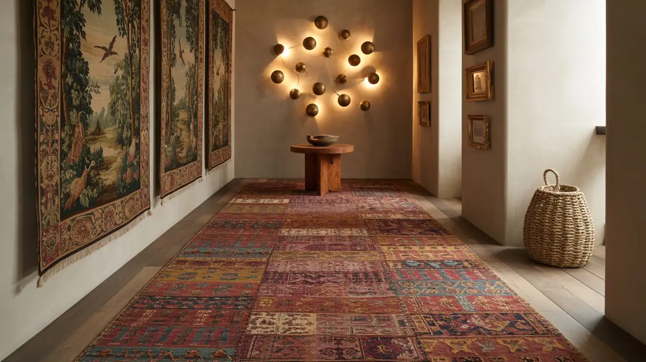 Boho-Inspired Rug and Wall Art