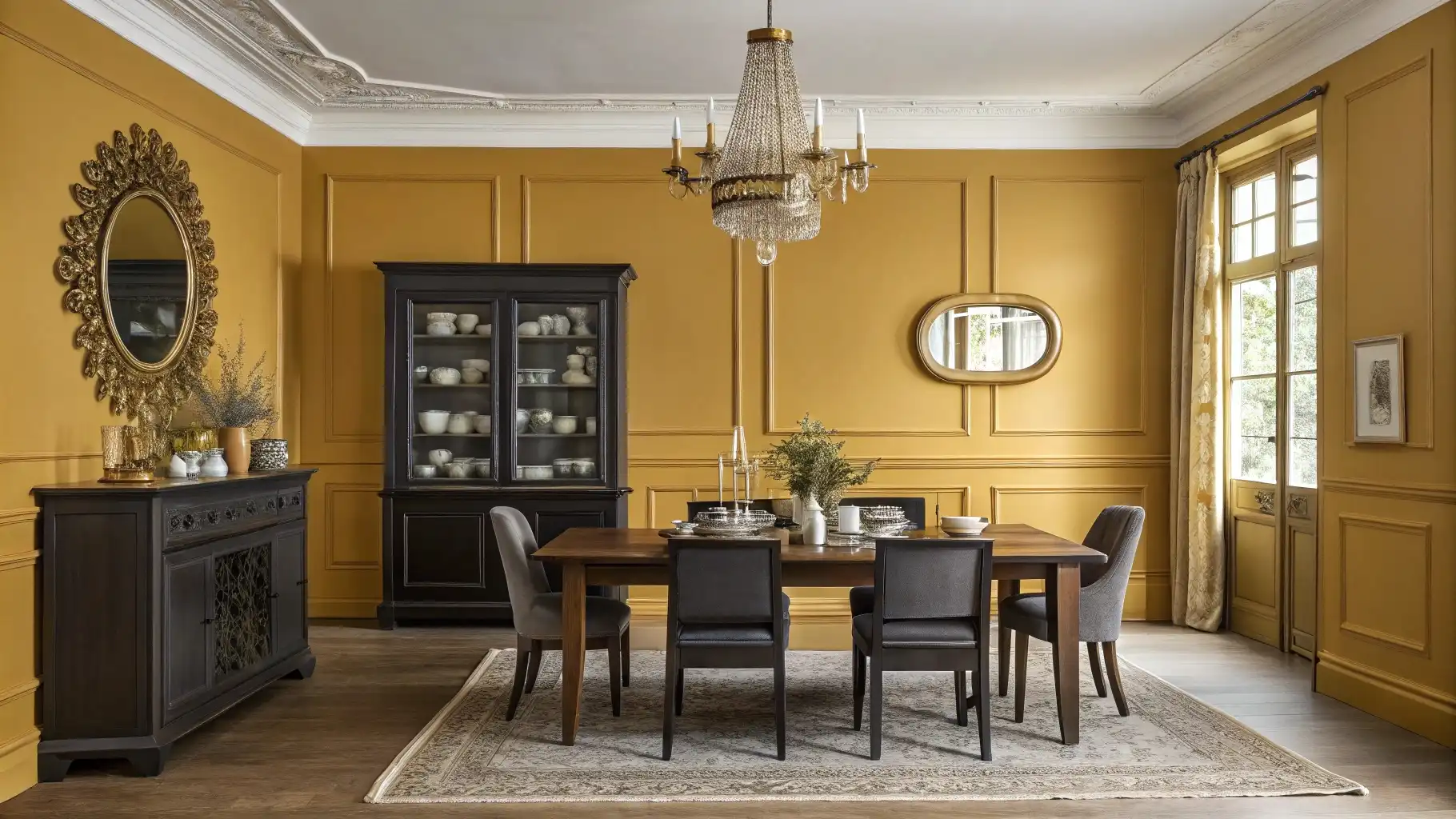 Bold Ochre Elegance