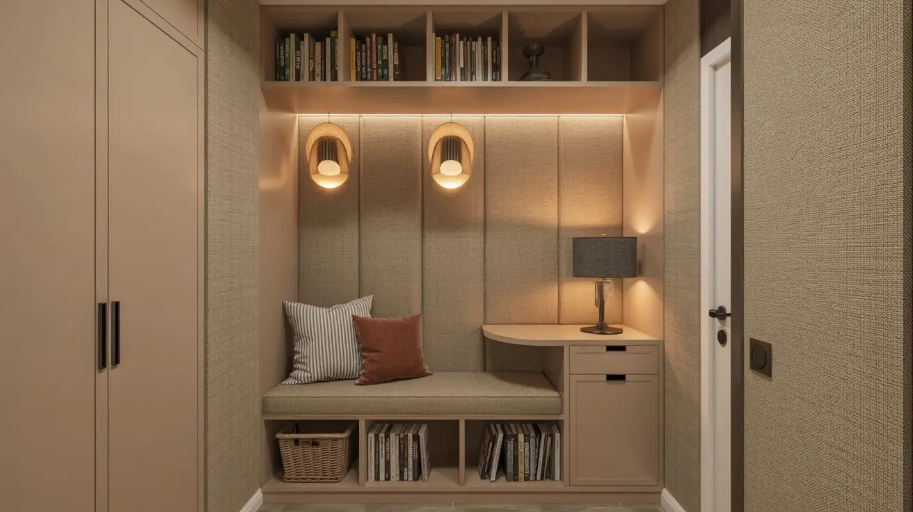 Compact Seating Area with Hidden Storage