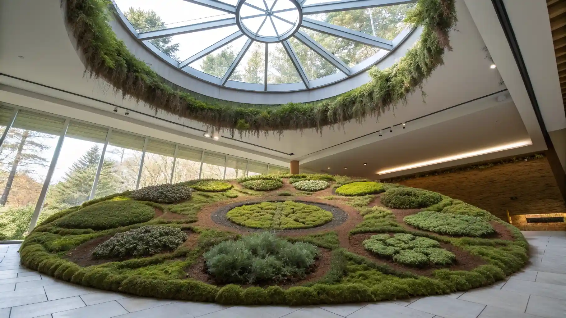 Concentric Garden Light Well