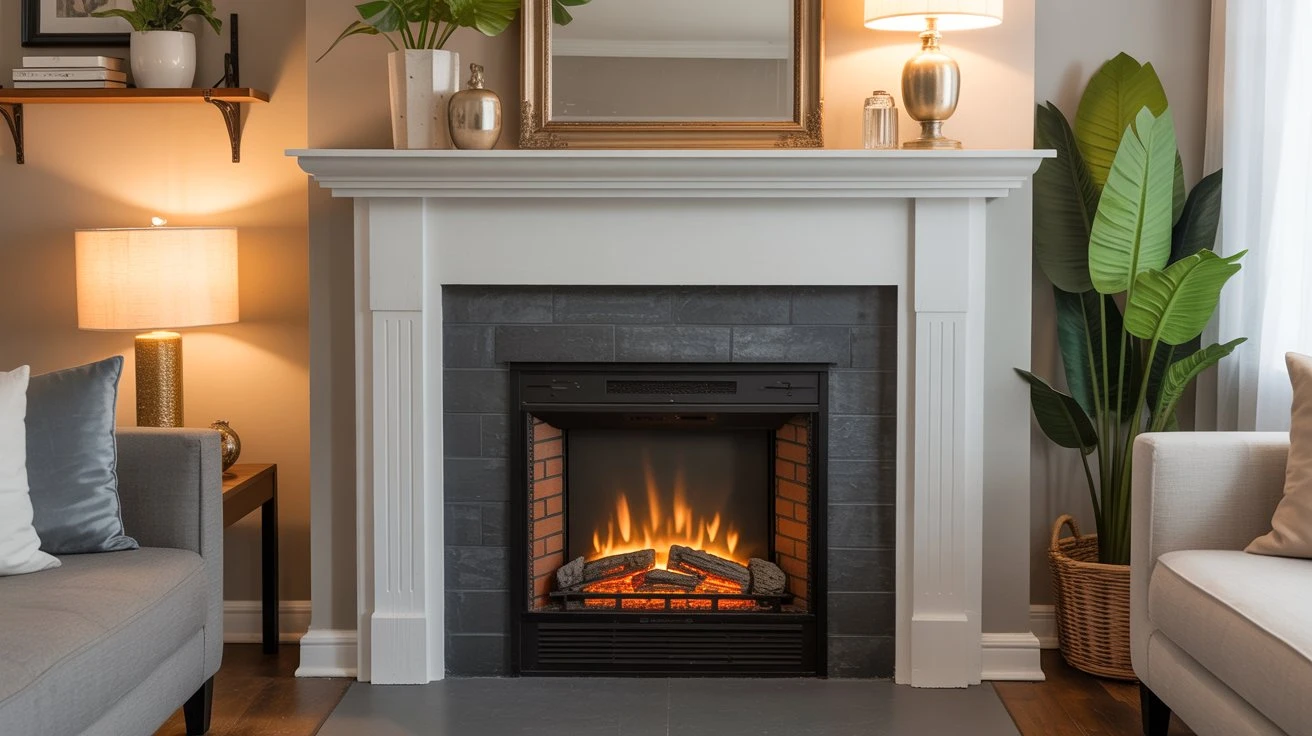 Cozy Living Room with a Warm Electric Fireplace