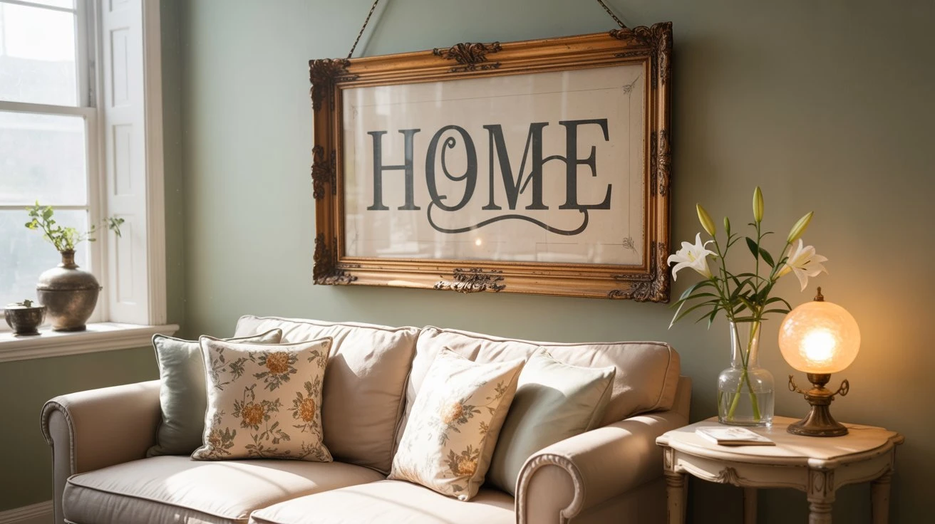 Cozy Living Room with a Warm Home