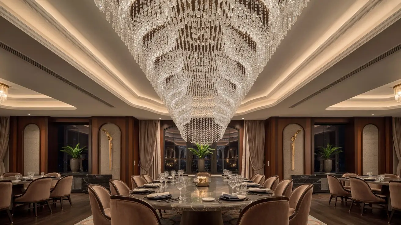Crystal Cascade Chandelier