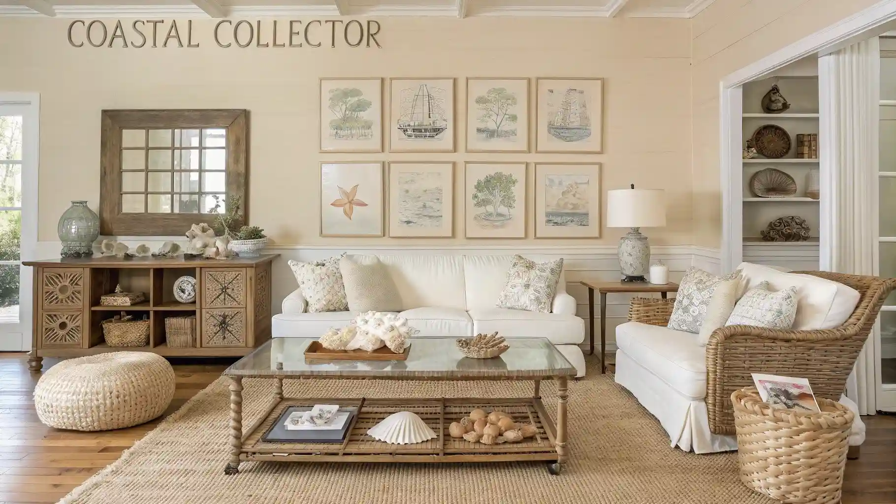 Curate a Collected Coastal Aesthetic