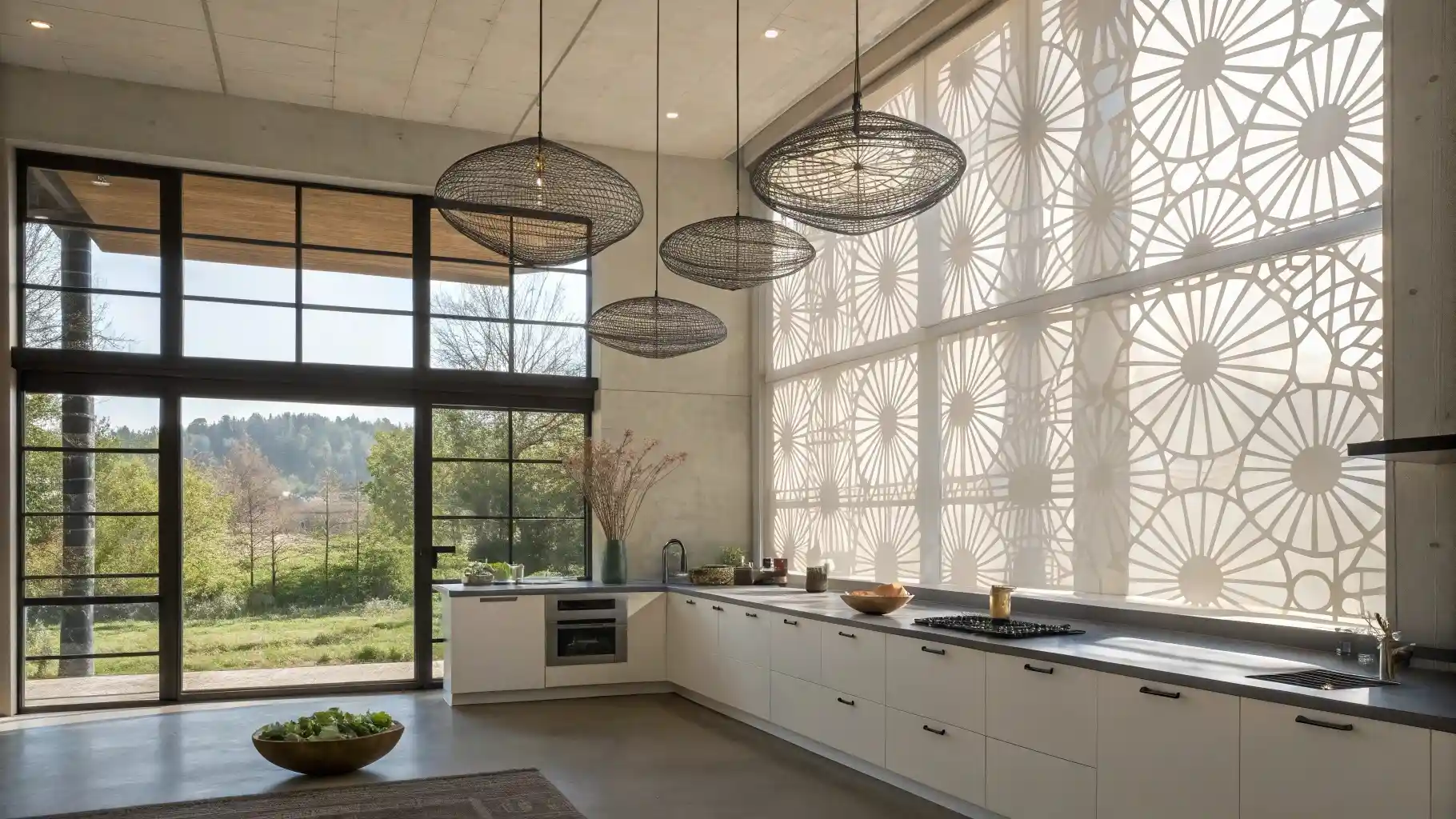 Decorative Sunburst Screens