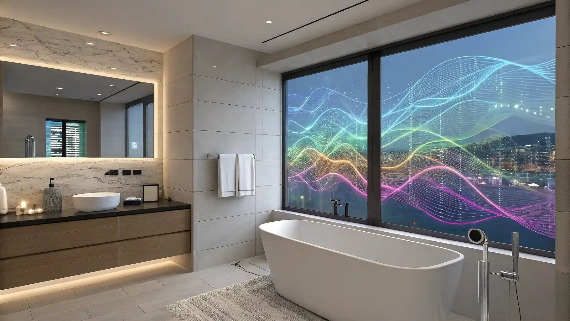 Dynamic LED Privacy Display
