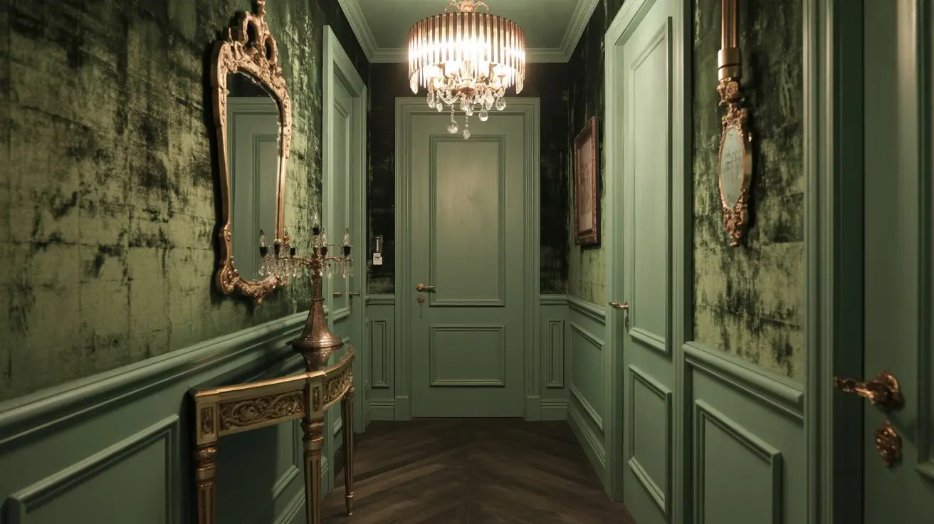 Elegant Entryway with Vintage-Inspired Decor