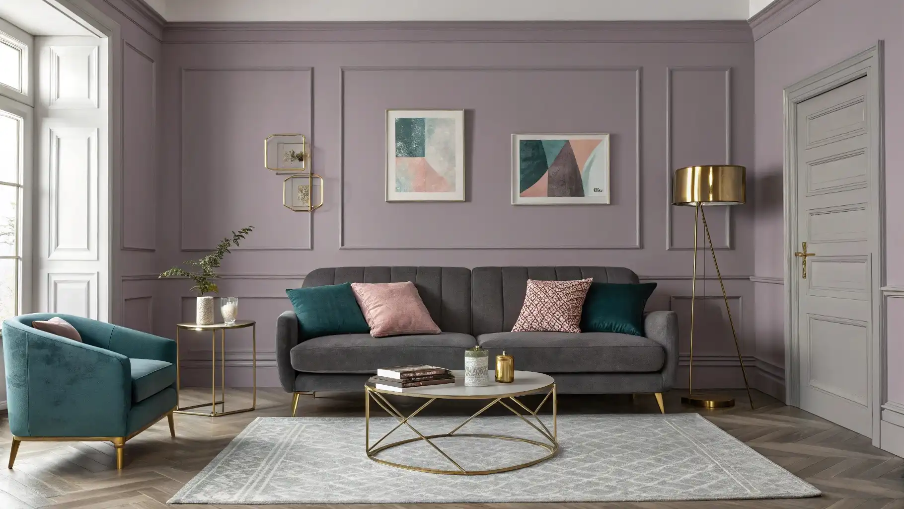 Elegant Lilac Sophistication