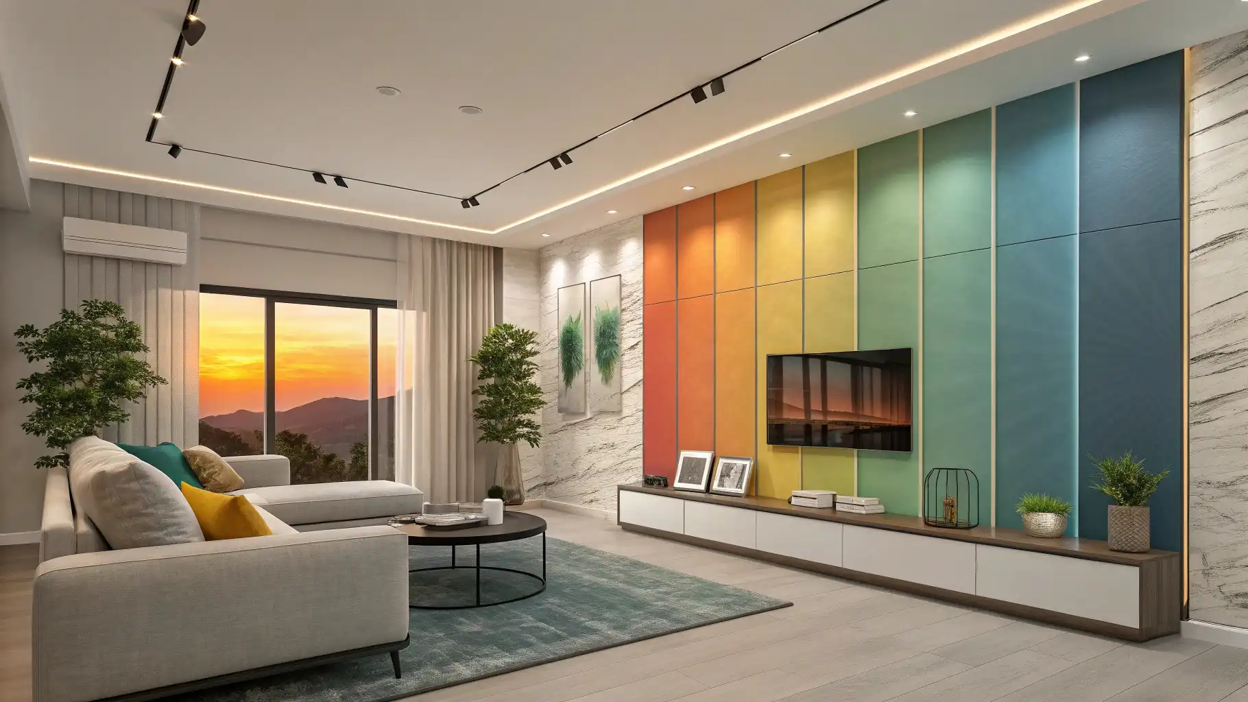 Embracing Vertical Color Blocking
