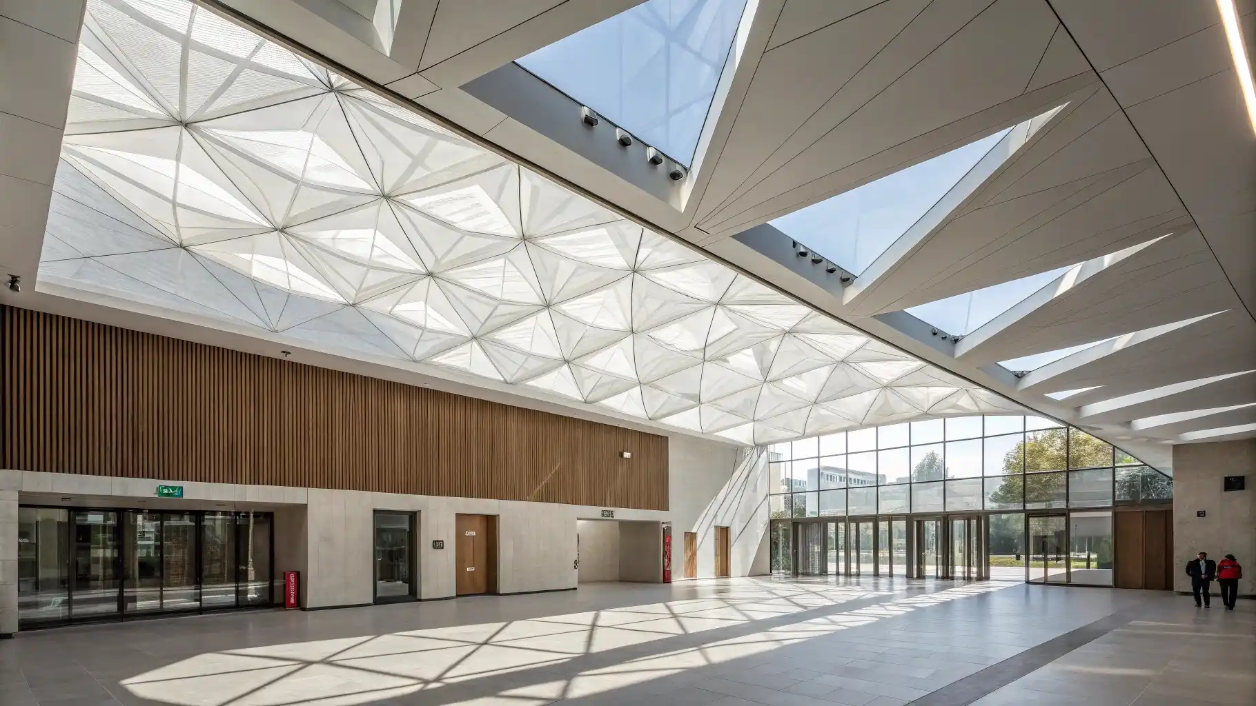 Faceted Ceiling Light Modulators