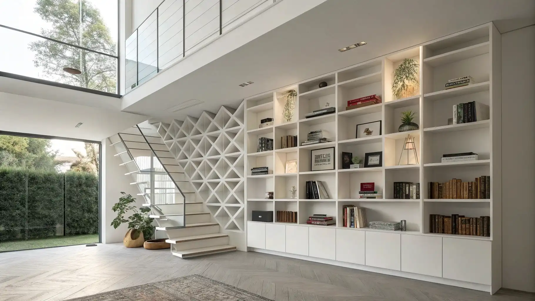 Floor-to-Ceiling Built-In Storage Systems