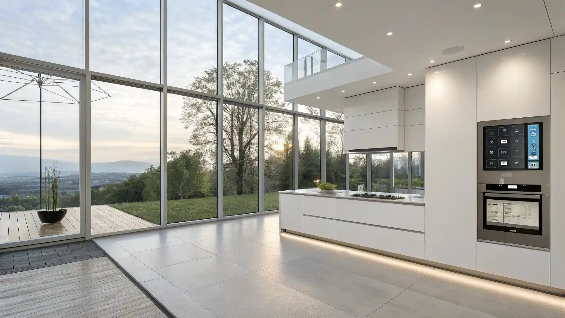 Floor-to-Ceiling Glass Walls