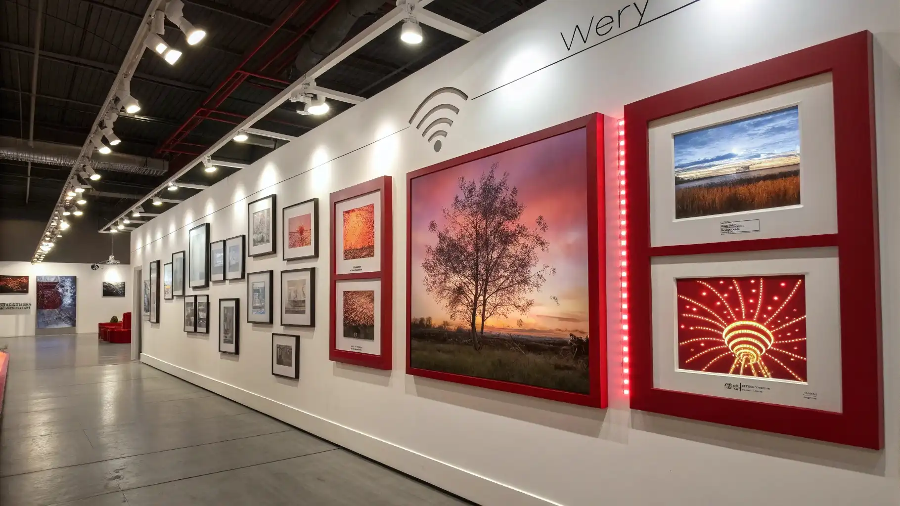 Gallery Cherry Red Picture Frame Collection