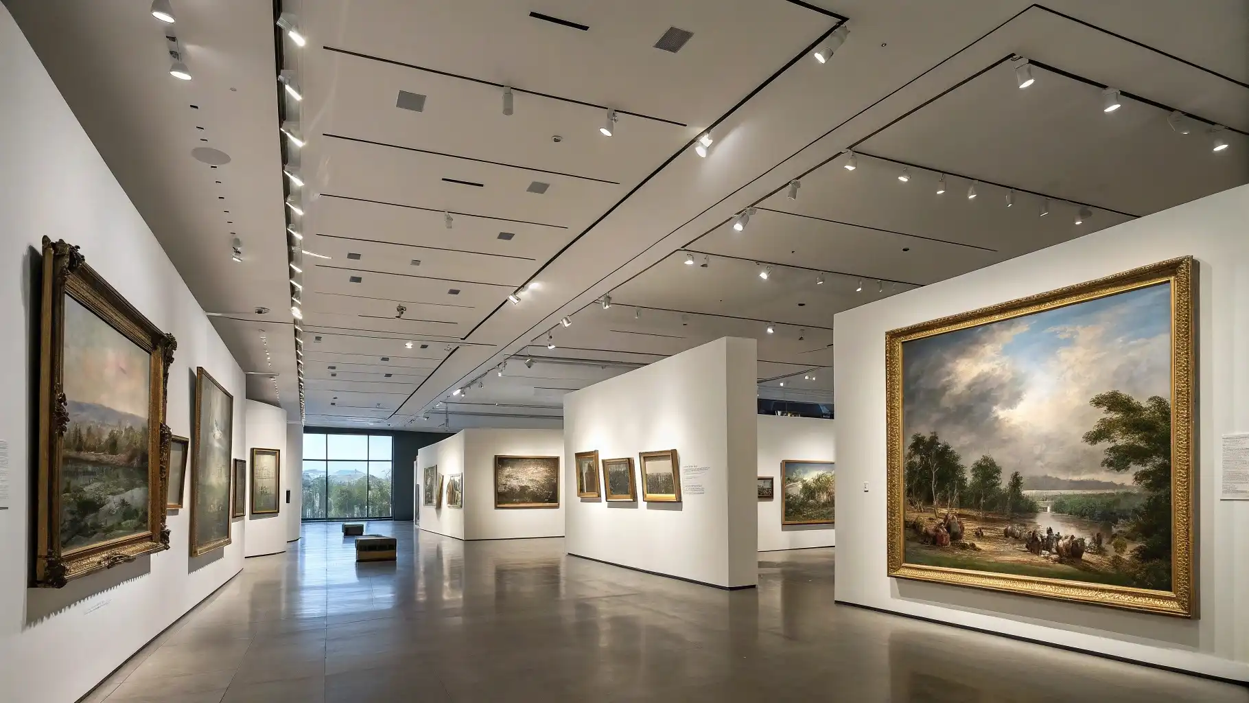 Gallery Track Lighting with Recessed Accent Systems