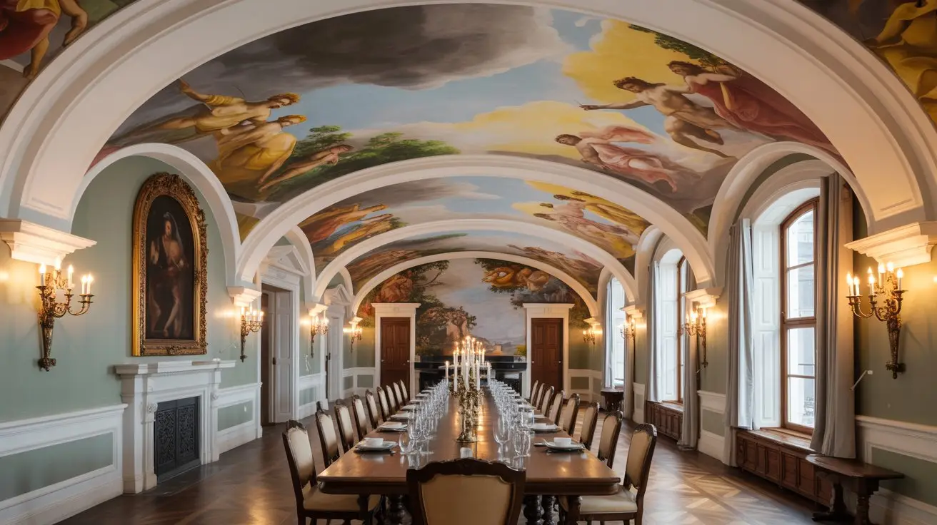Grand Fresco Ceiling with Classical Artistry