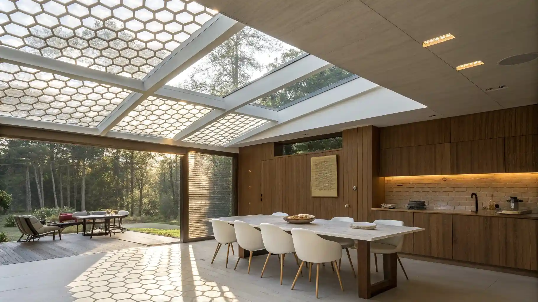Hexagonal Solar Filter Panels