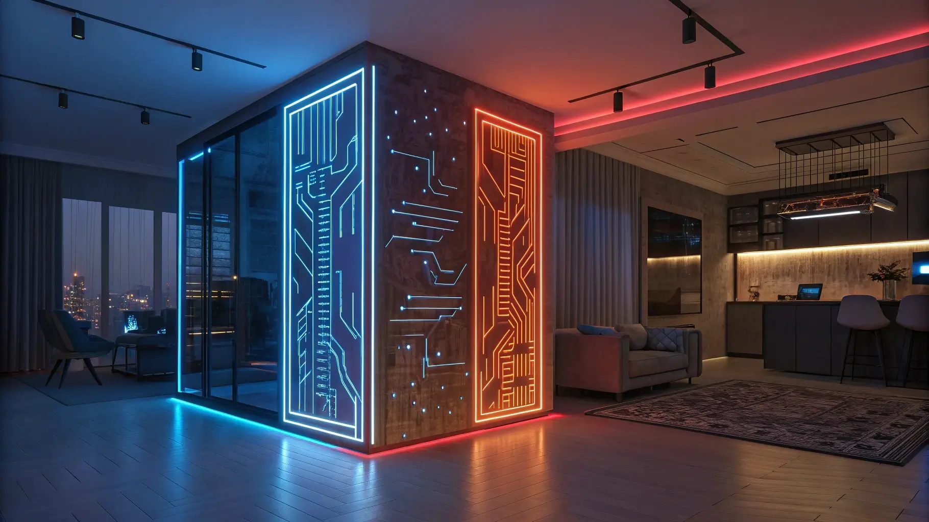 LED Circuit Board Wall System
