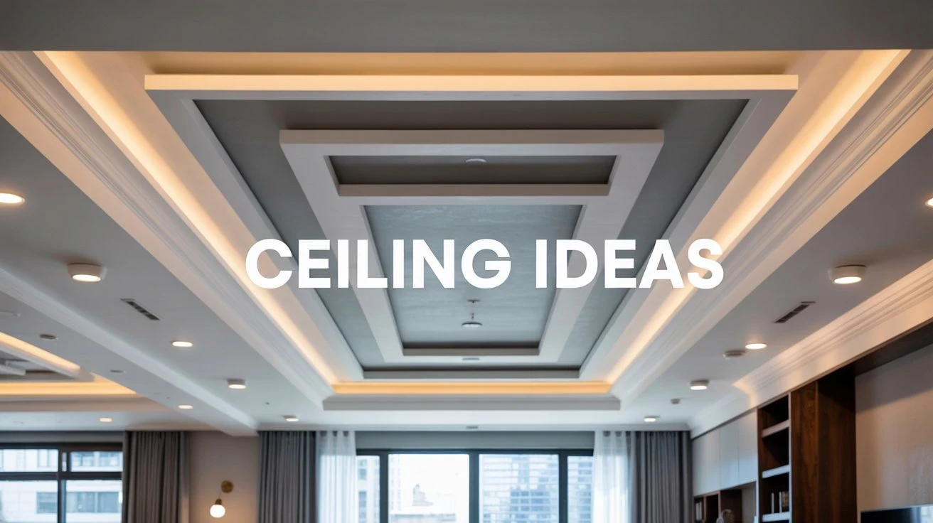 Layered Tray Ceiling with Warm Ambient Lighting