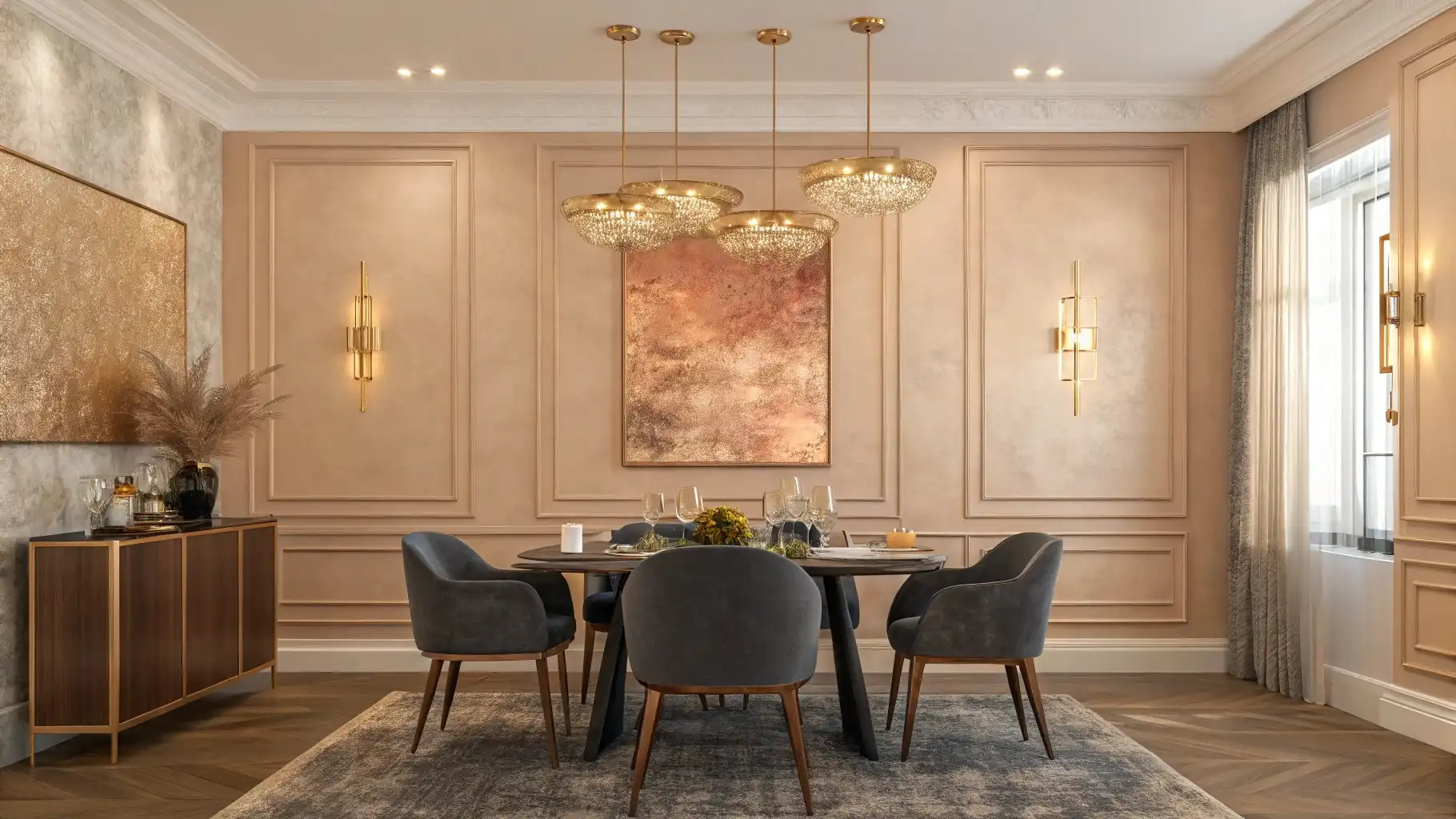 Luxurious Champagne Embrace