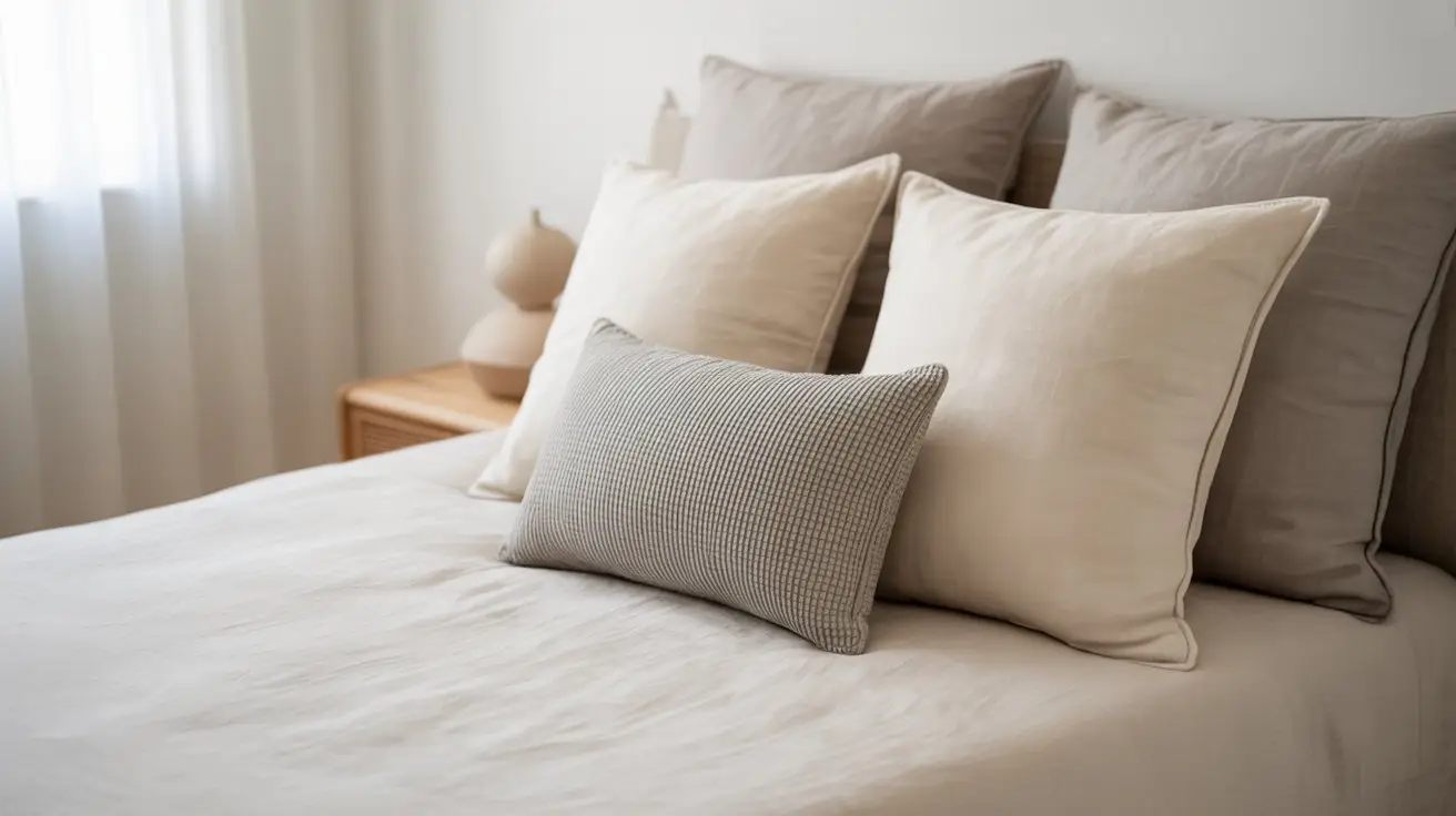 Minimalist Elegance Throw Pillow Arrangement
