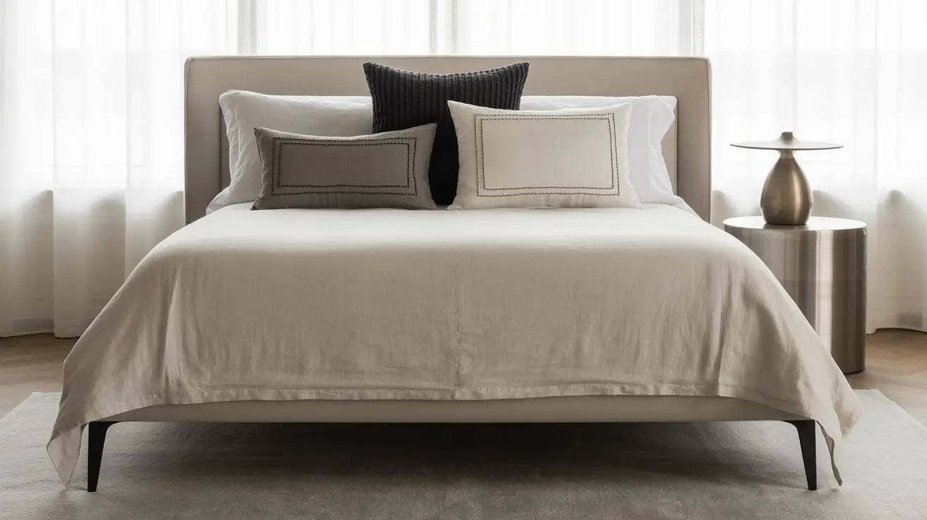 Minimalist Sophistication Throw Pillow Arrangement