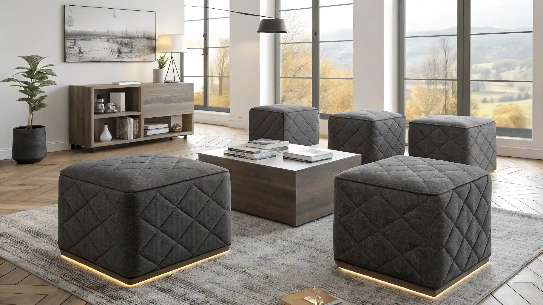 Multifunctional Storage Ottoman Seating