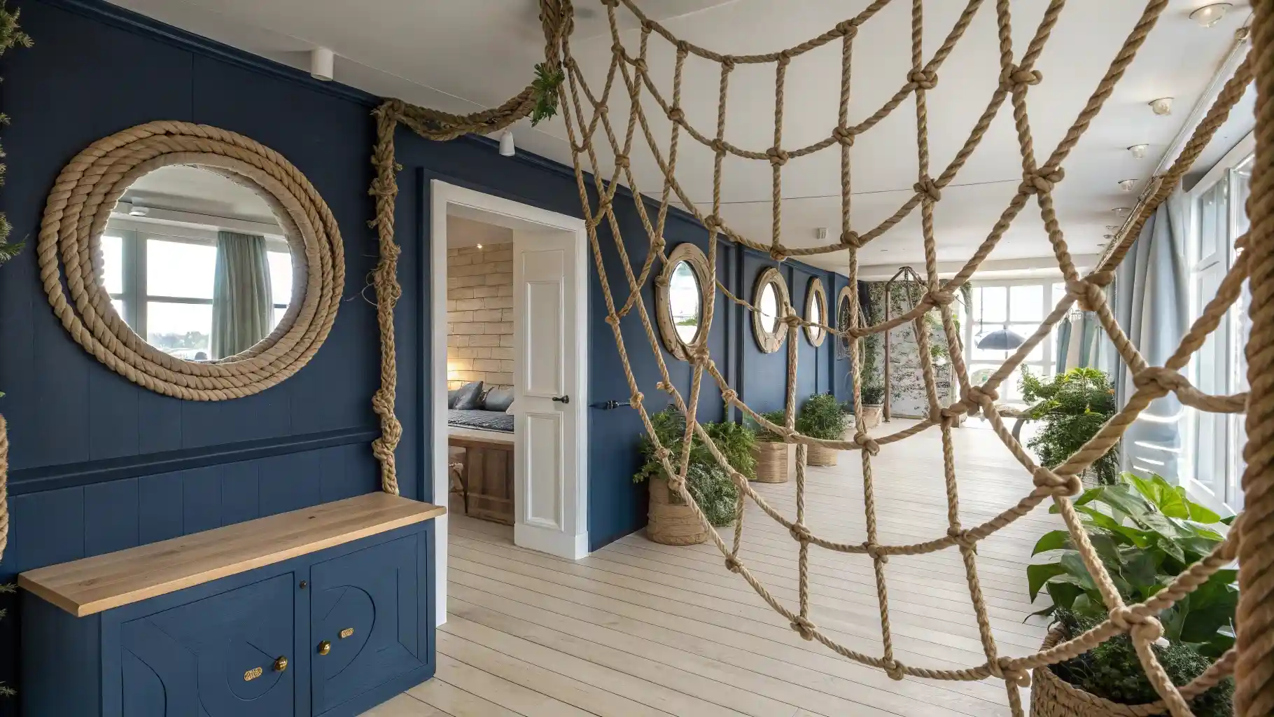 Nautical Rope Net Partition