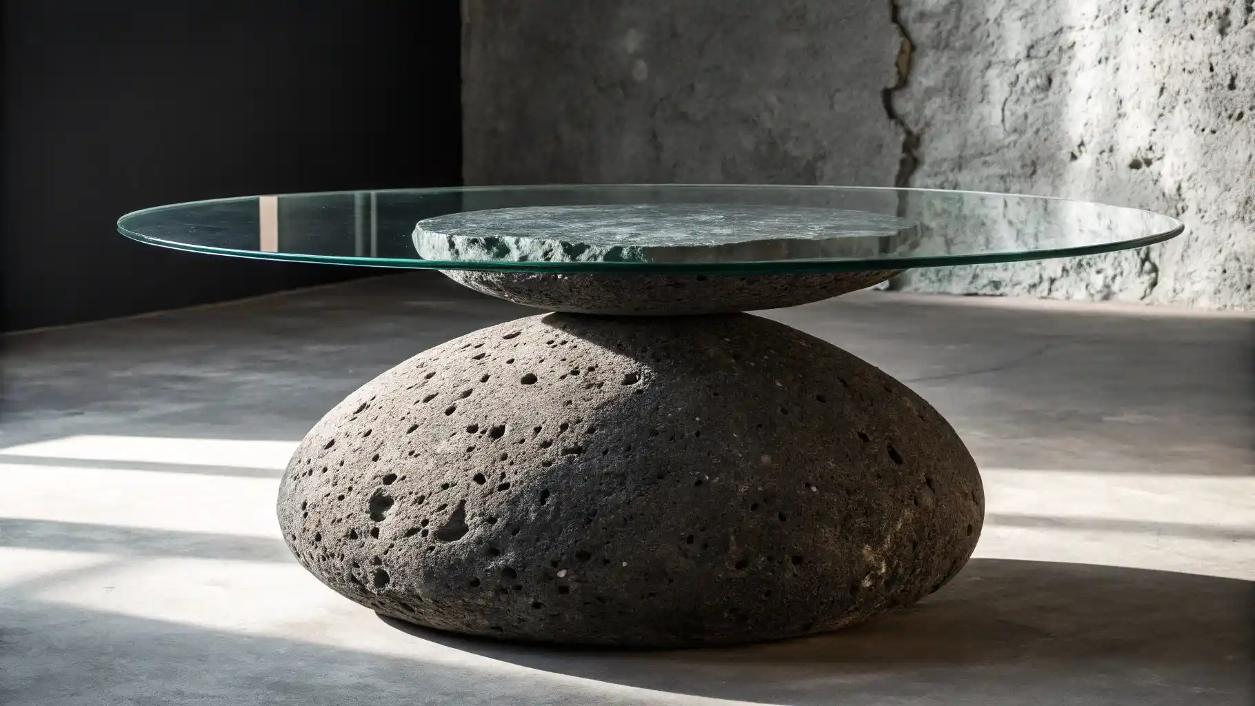Petrified Boulder Table