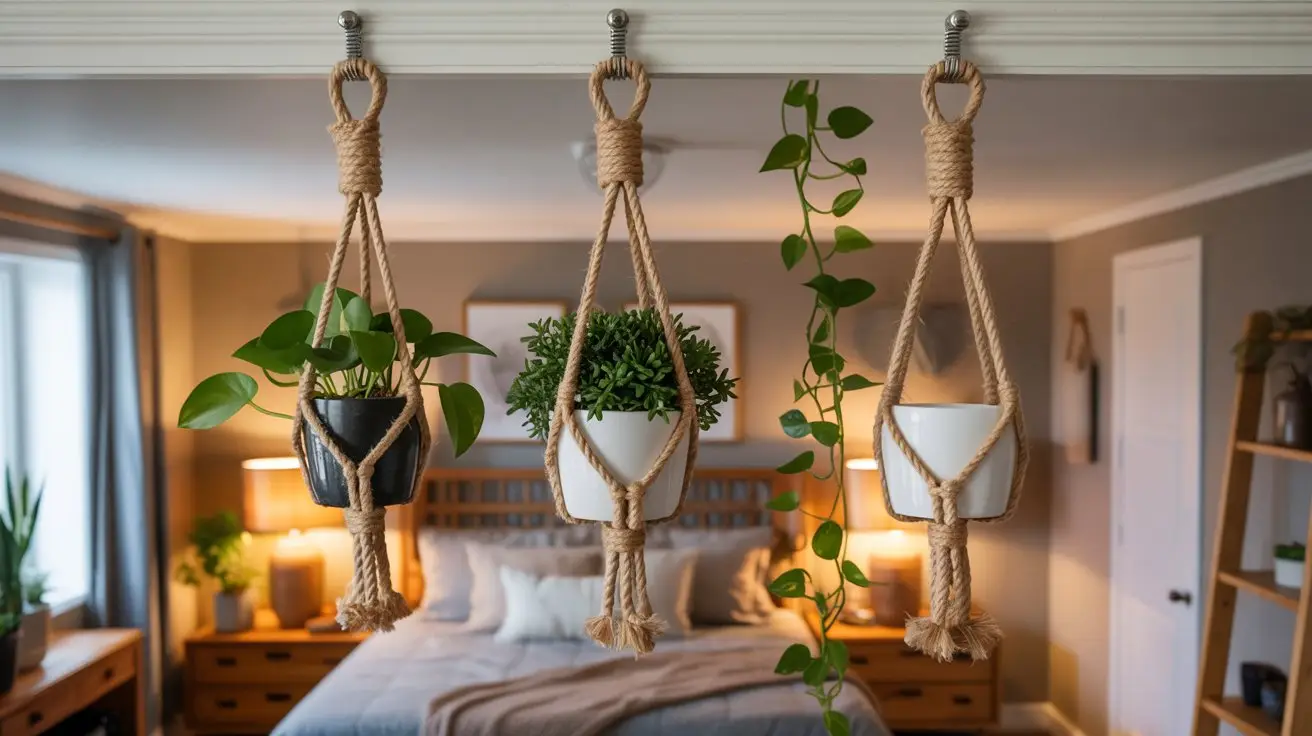 Rustic Rope Macramé Planters