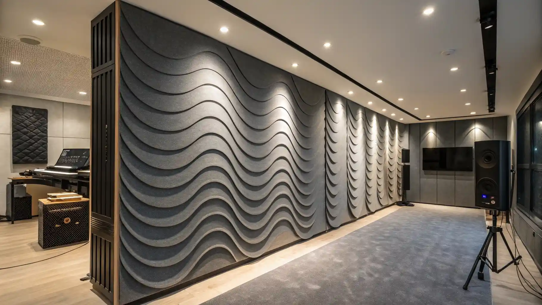 Sculptural Wave Acoustic Partition