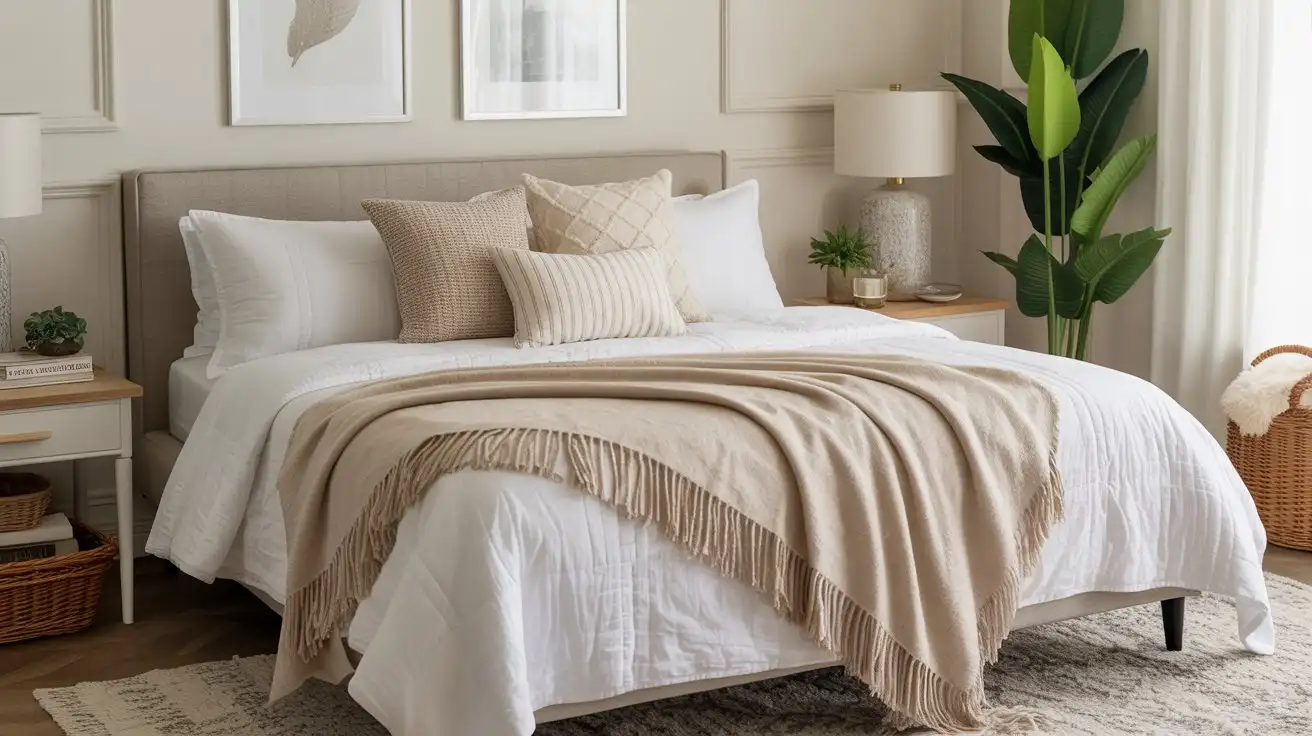 Soft and Serene Bedroom with Neutral Tones