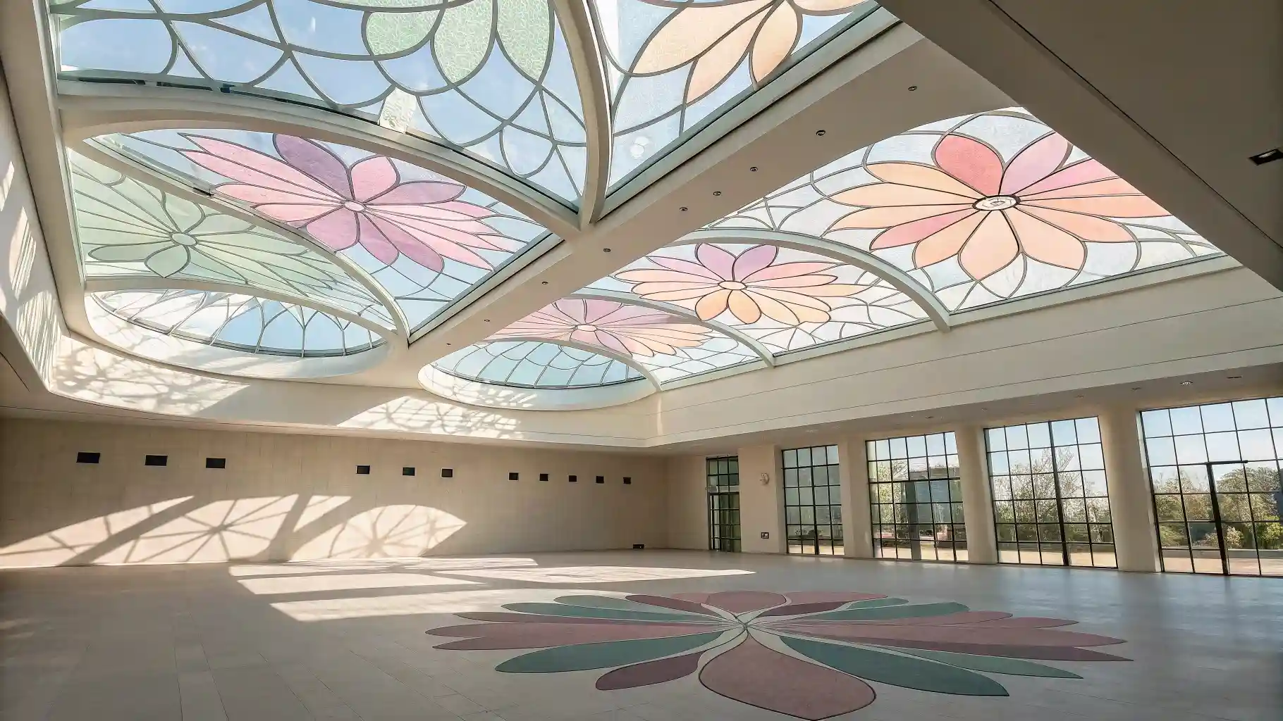 Stained Glass Botanical Skylights