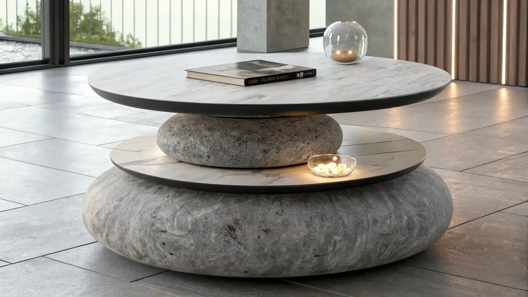 Stratified Stone Table