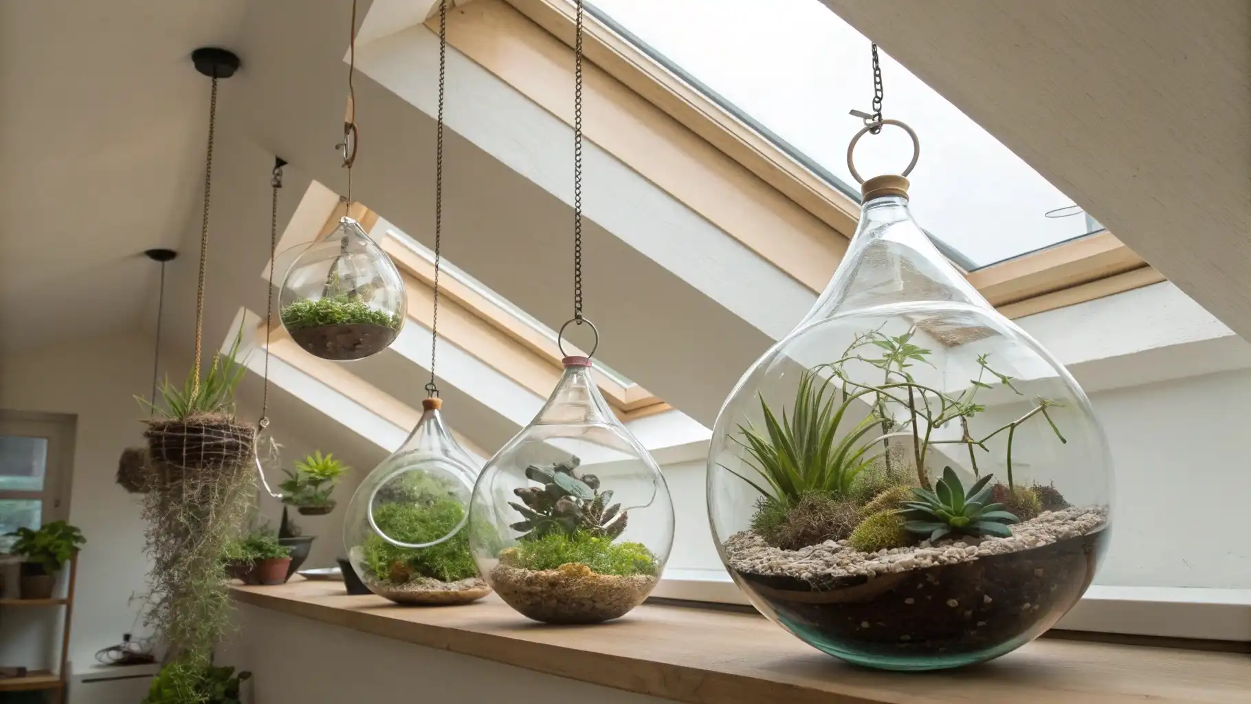 Suspended Terrarium Light Filters